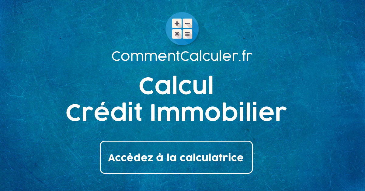 Calcul Crédit Immobilier | Simulation De Prêt & Assurance