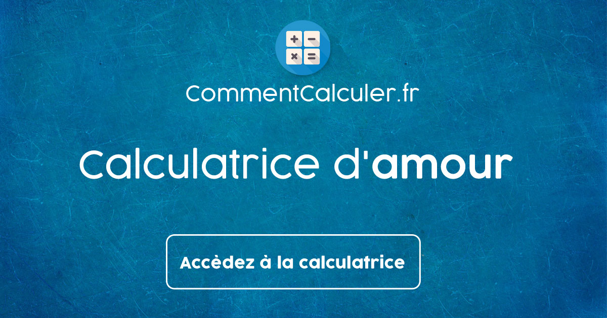 calculette de lamour