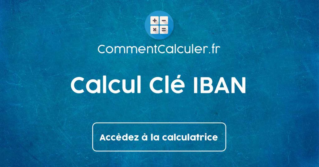 Calcul Clé IBAN
