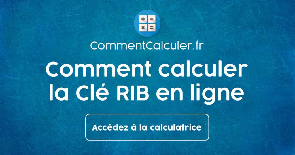 Calcul Clé RIB
